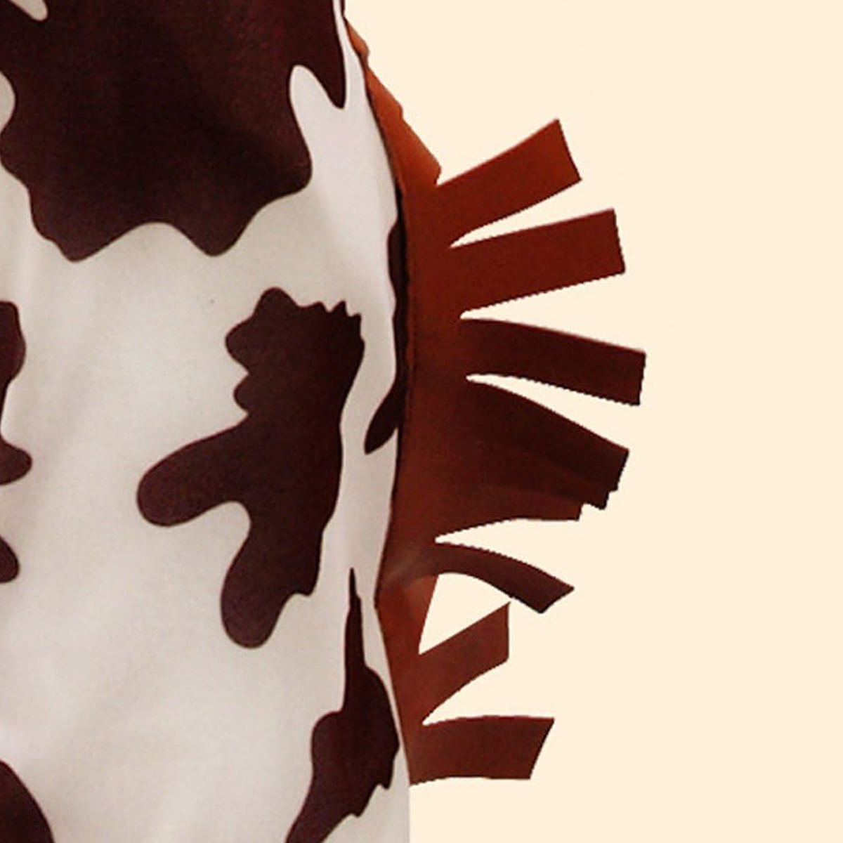 Western Cow Print Cowboy Cowgirl Family Costume Outfit Set