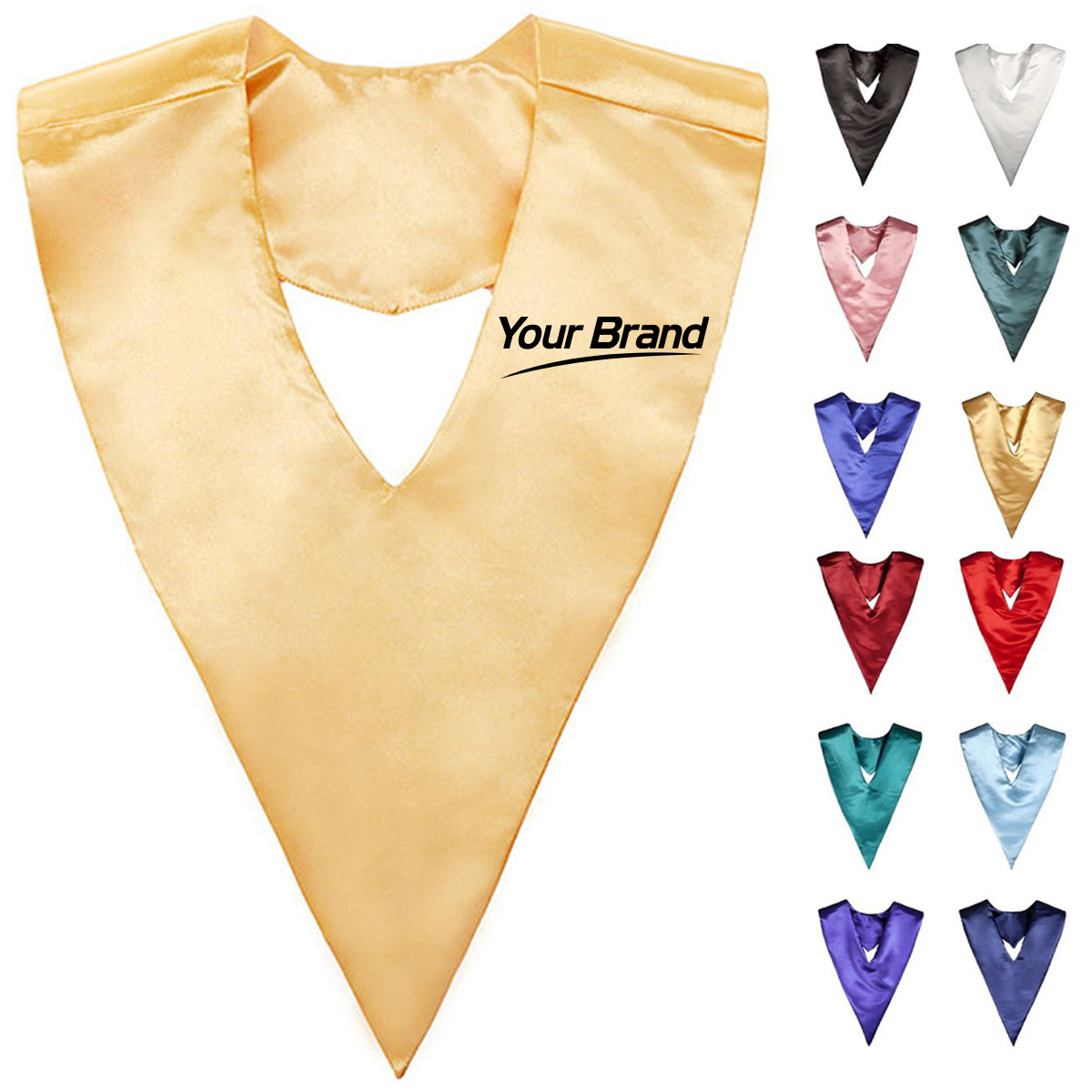 Premium Academic Bachelor Graduation Triangular V-Hood