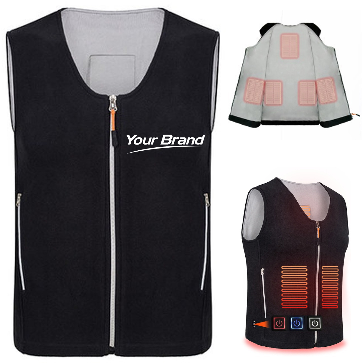USB Electric Carbon Fiber Heated Vest