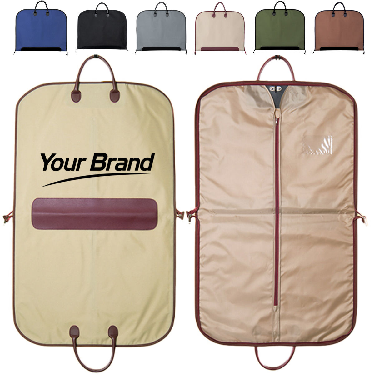 Foldable Garment Bag with Handles for Travel and Business