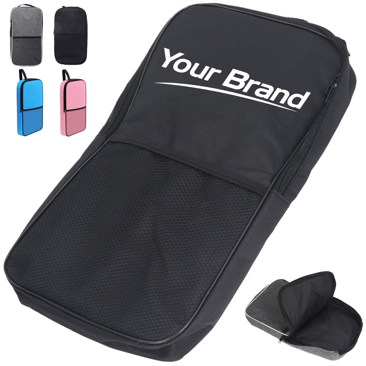 Dual Compartment Pickleball Paddle Bag with Strap