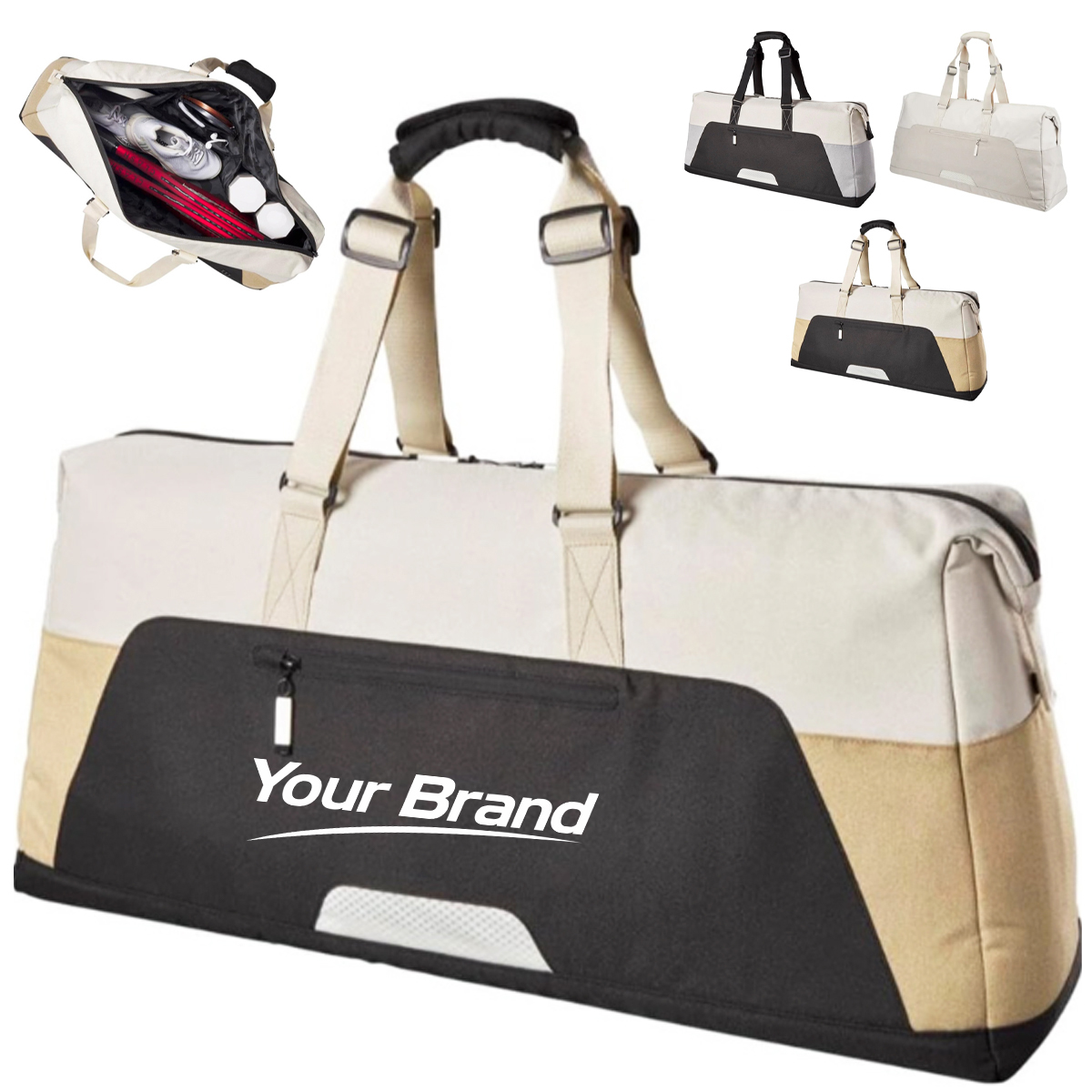 Extra Large Tennis Duffel Bag with Multi Pockets