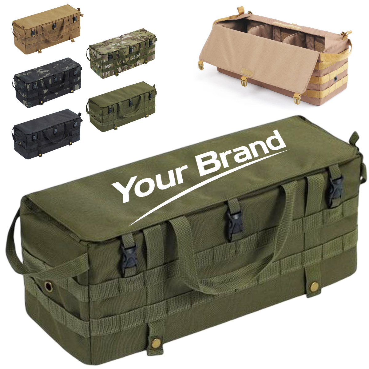 Tactical Gear Storage Bag with Heavy-Duty Design