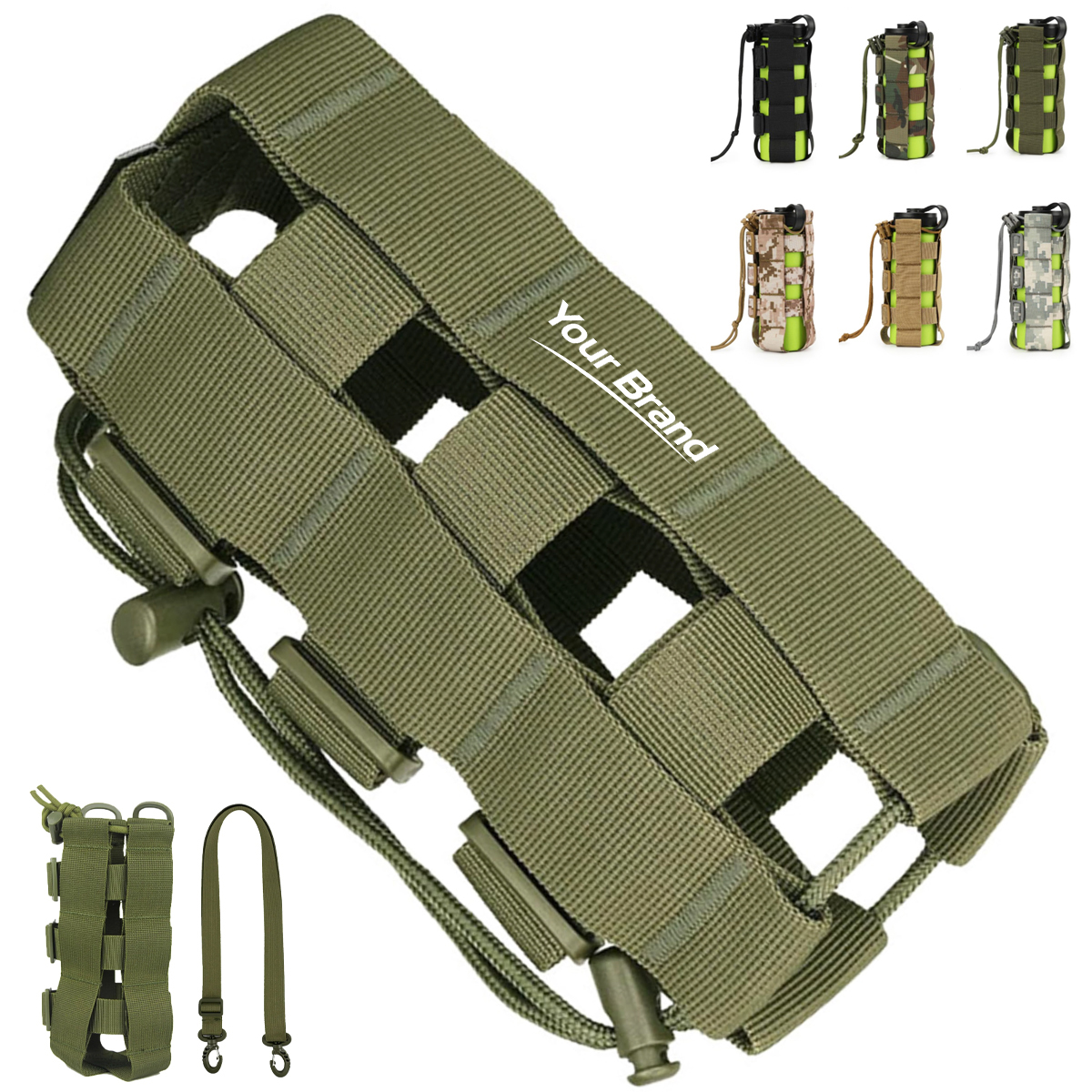 Tactical Molle Water Bottle Holder Pouch