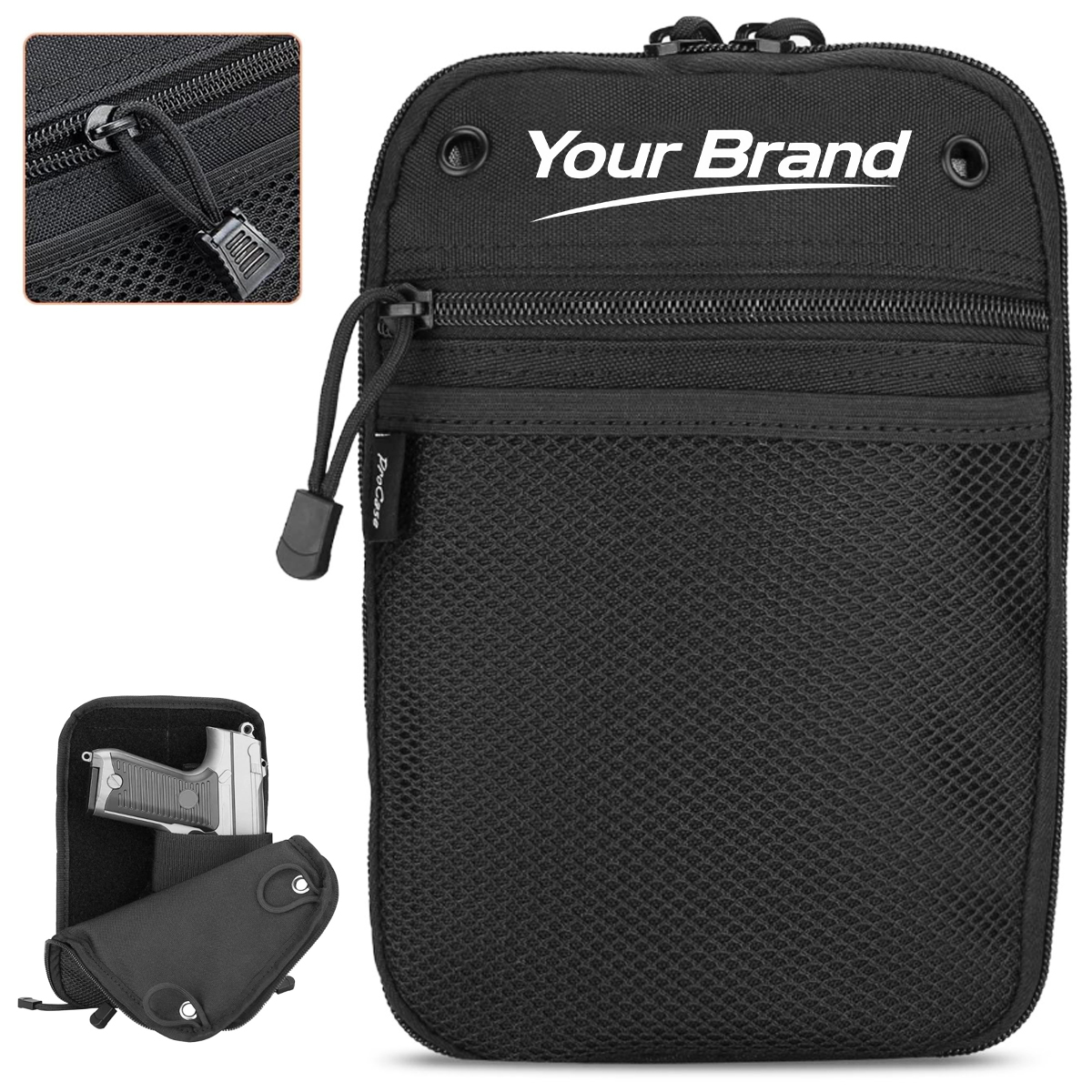 Travel Passport Holder Organizer Pouch with Zipper