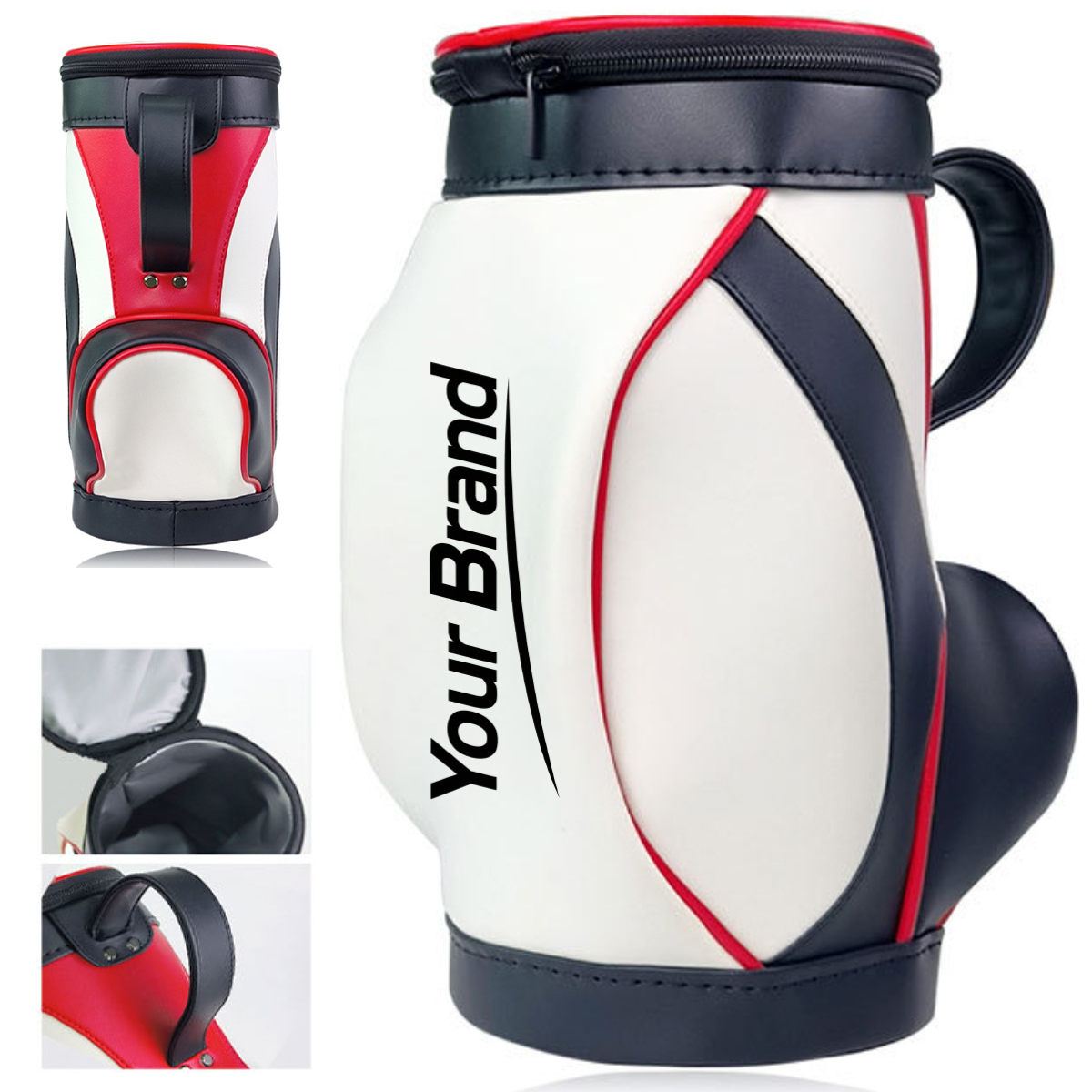 Golf Bag Shaped Ceramic Mug for Sports Promotions