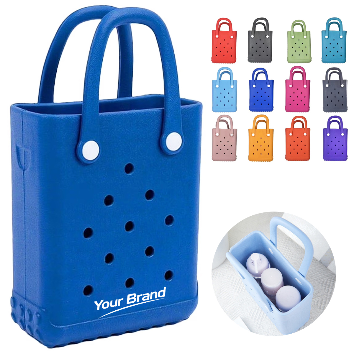 Durable Waterproof EVA Perforated Beach Tote Bag