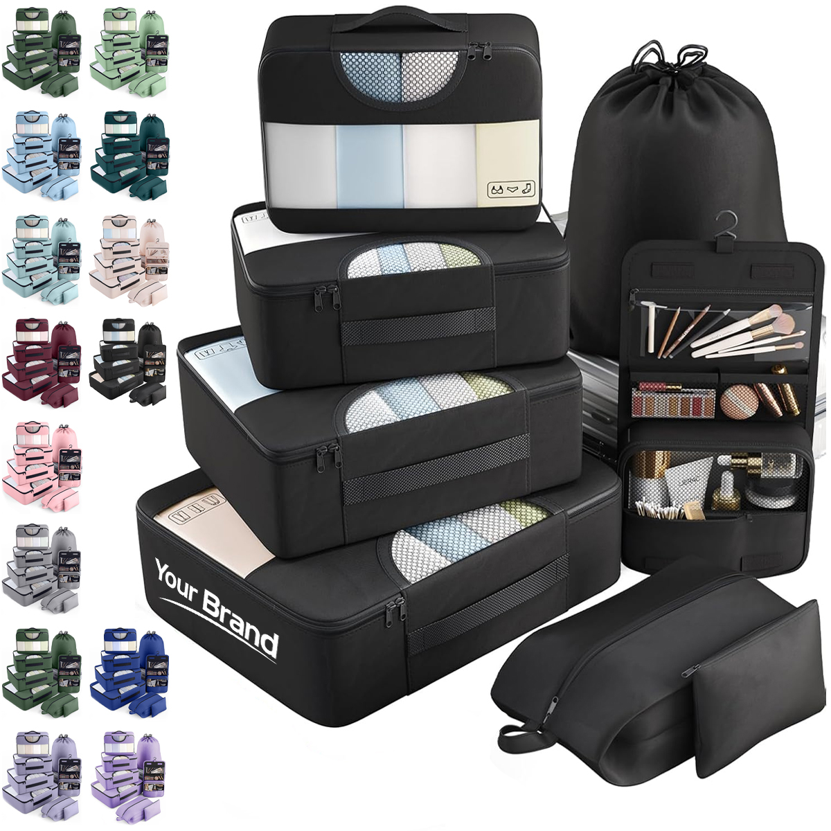 Travel Packing Cube Luggage Organizer Storage System
