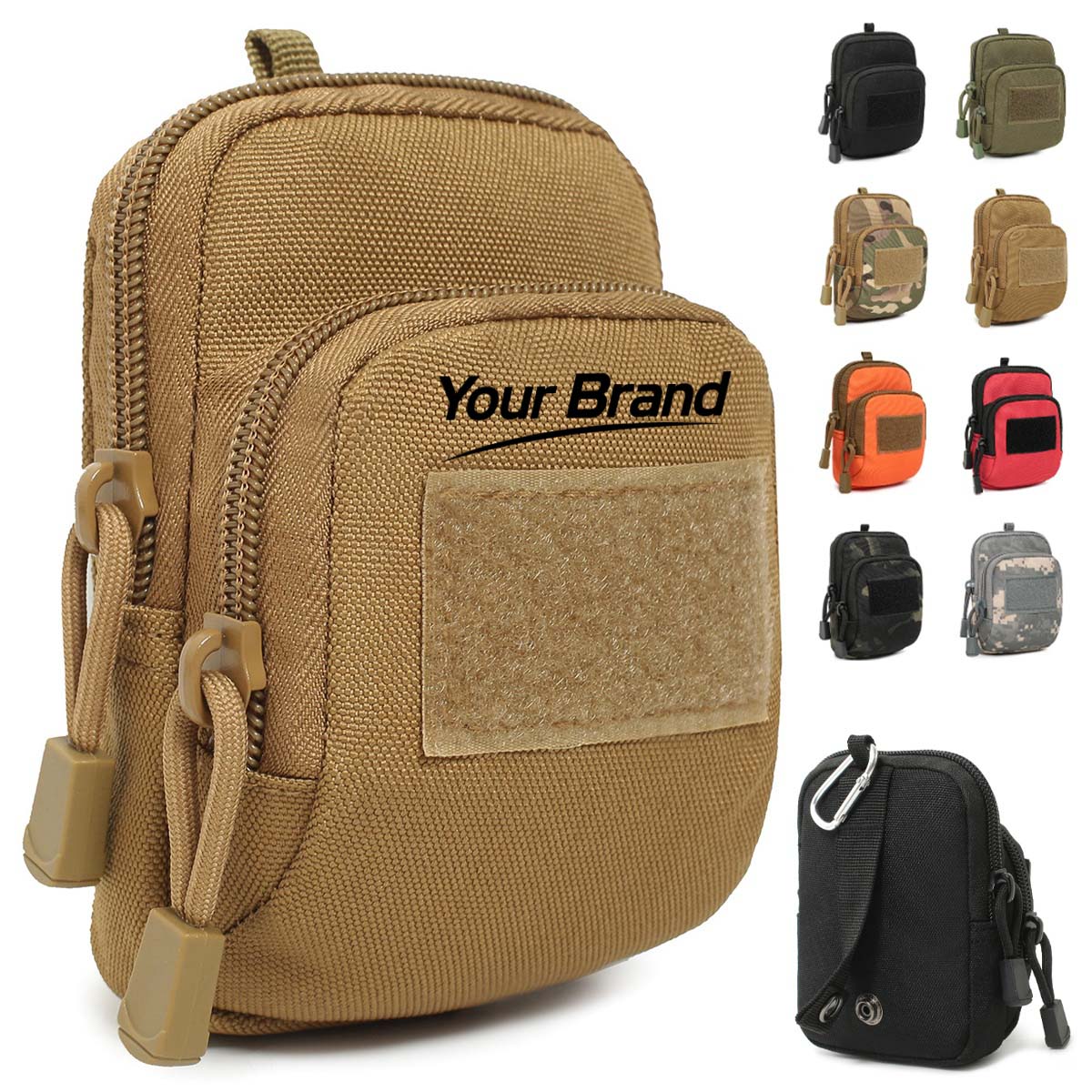 Outdoor Tactical EDC Waist Belt Utility Storage Pouch