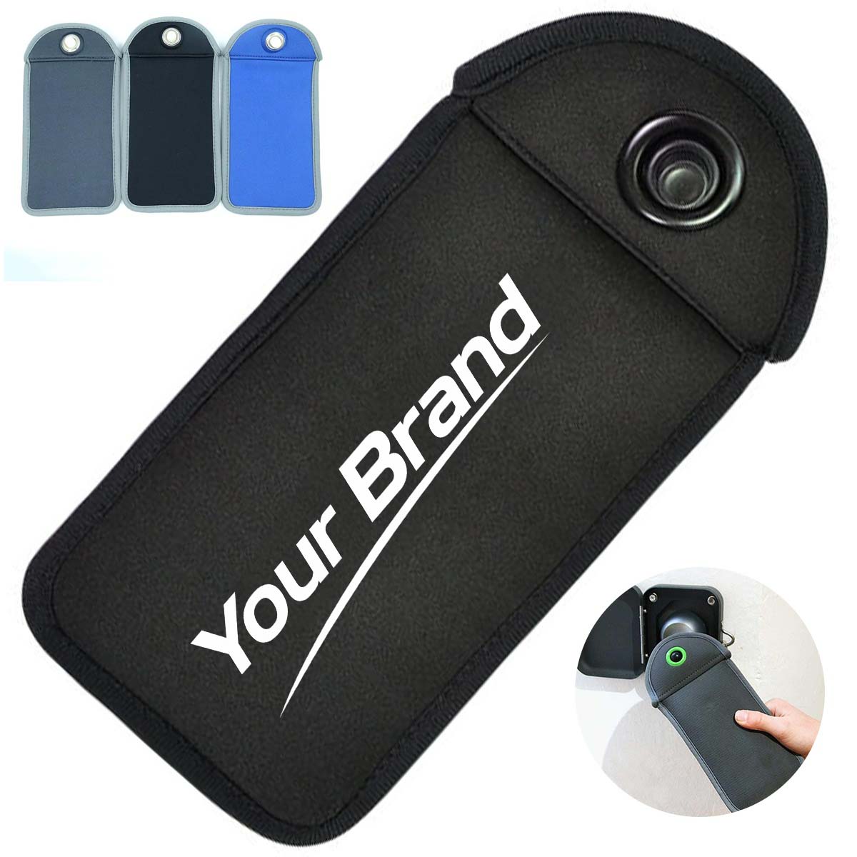 Secure Magnetic Locking Neoprene Privacy Phone Pouch