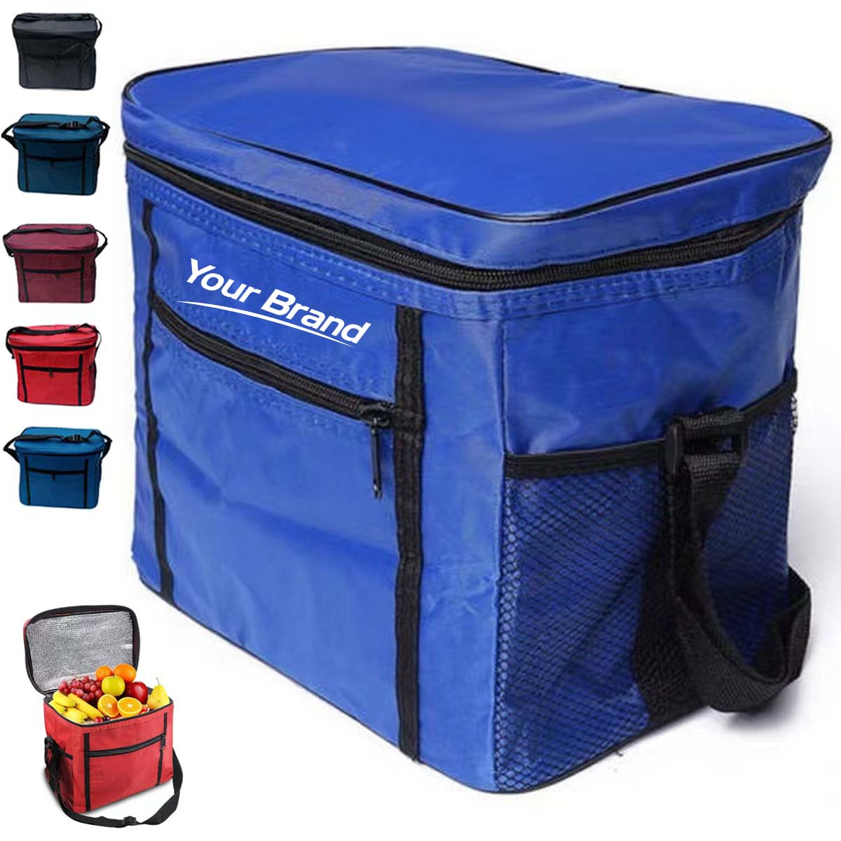Large Capacity Portable Insulated Picnic Cooler Lunch Bag