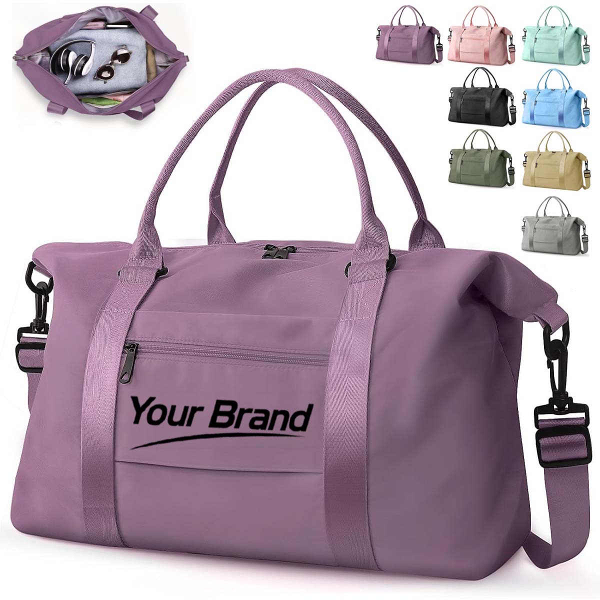 Large Capacity Waterproof Travel Gym Duffel Weekender Bag