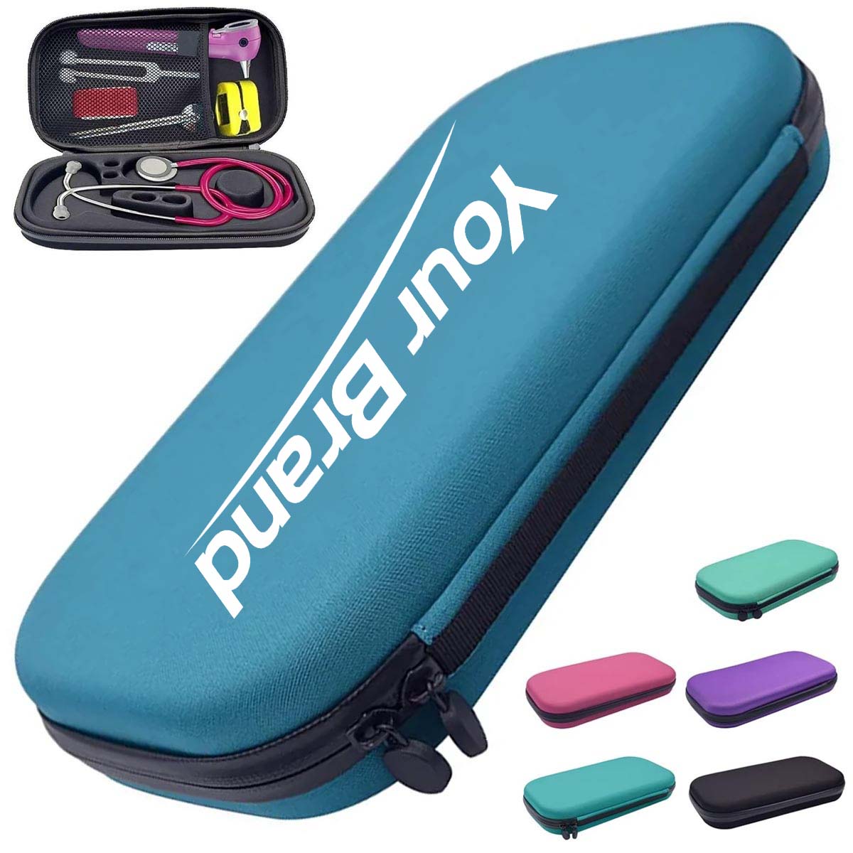 Shockproof EVA Stethoscope Case Medical Instrument Organizer