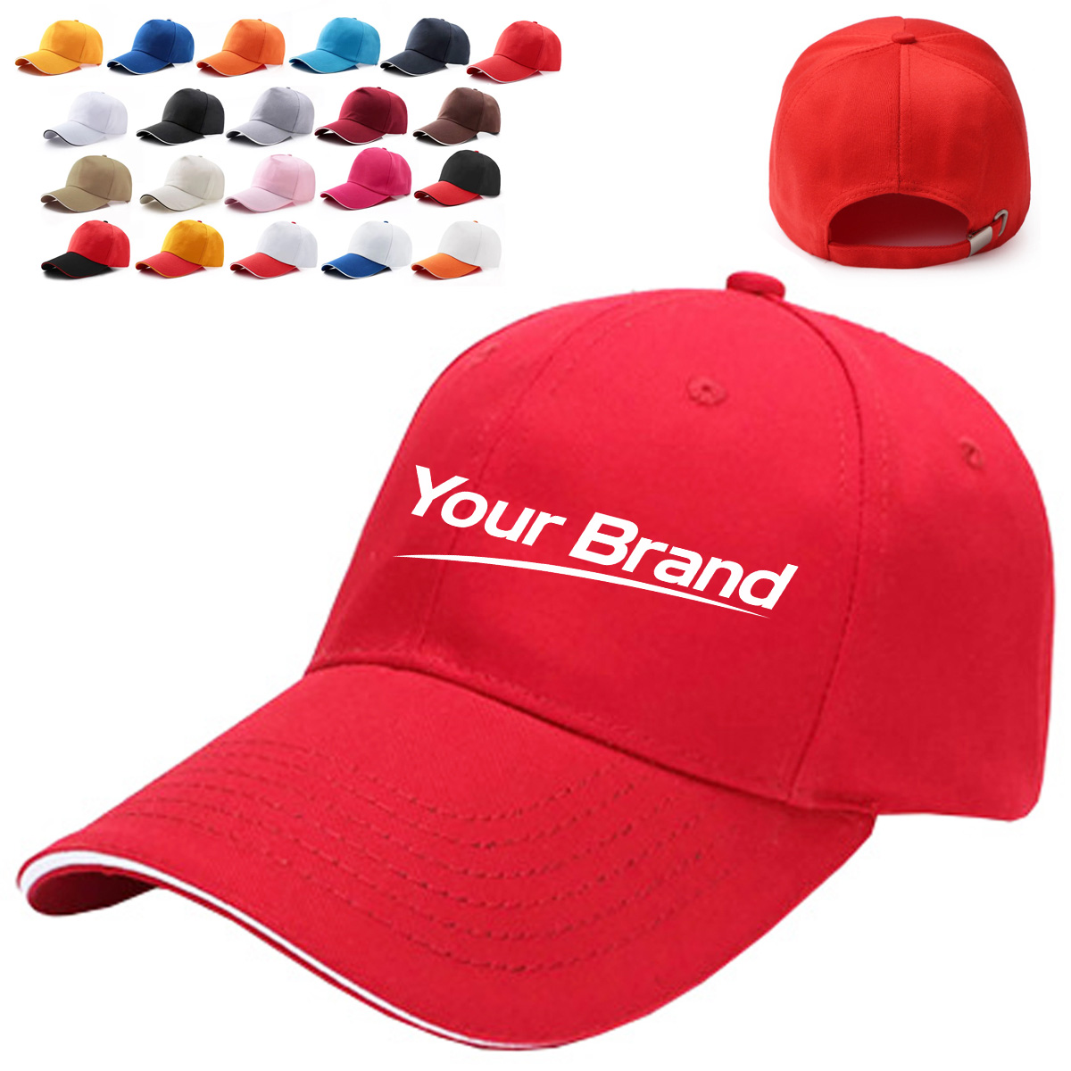 Classic Cotton Adjustable Baseball Cap for Promotions