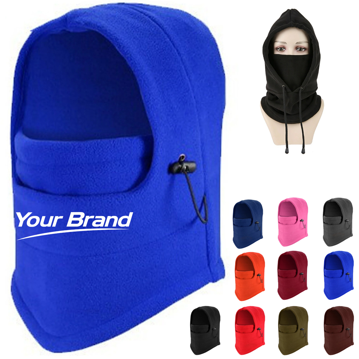 Thermal Fleece Winter Balaclava Hood
