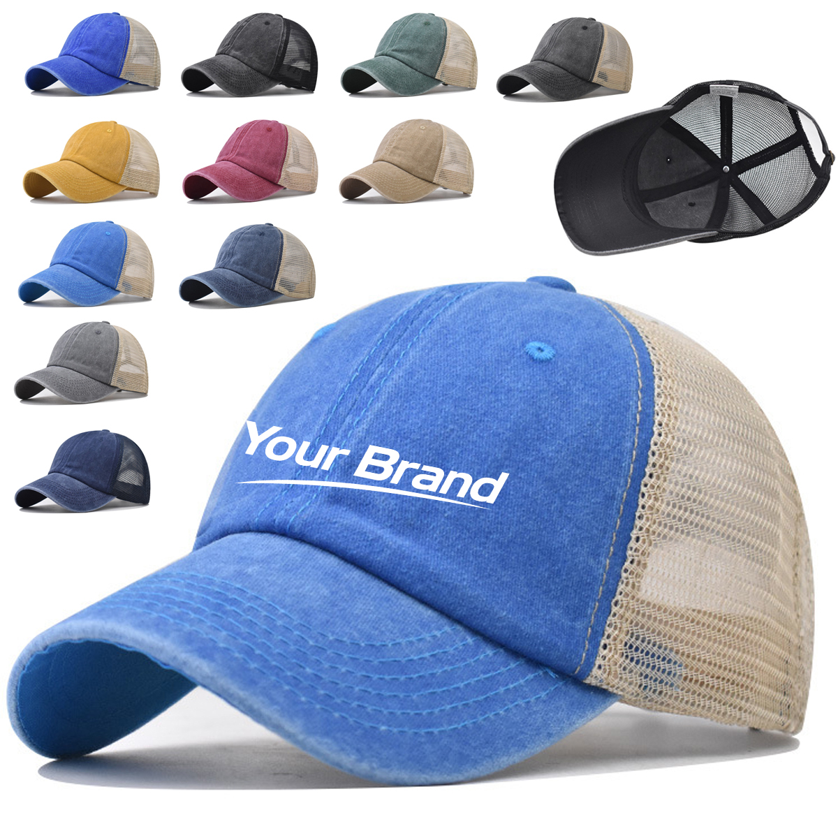 Vintage Mesh Trucker Baseball Cap