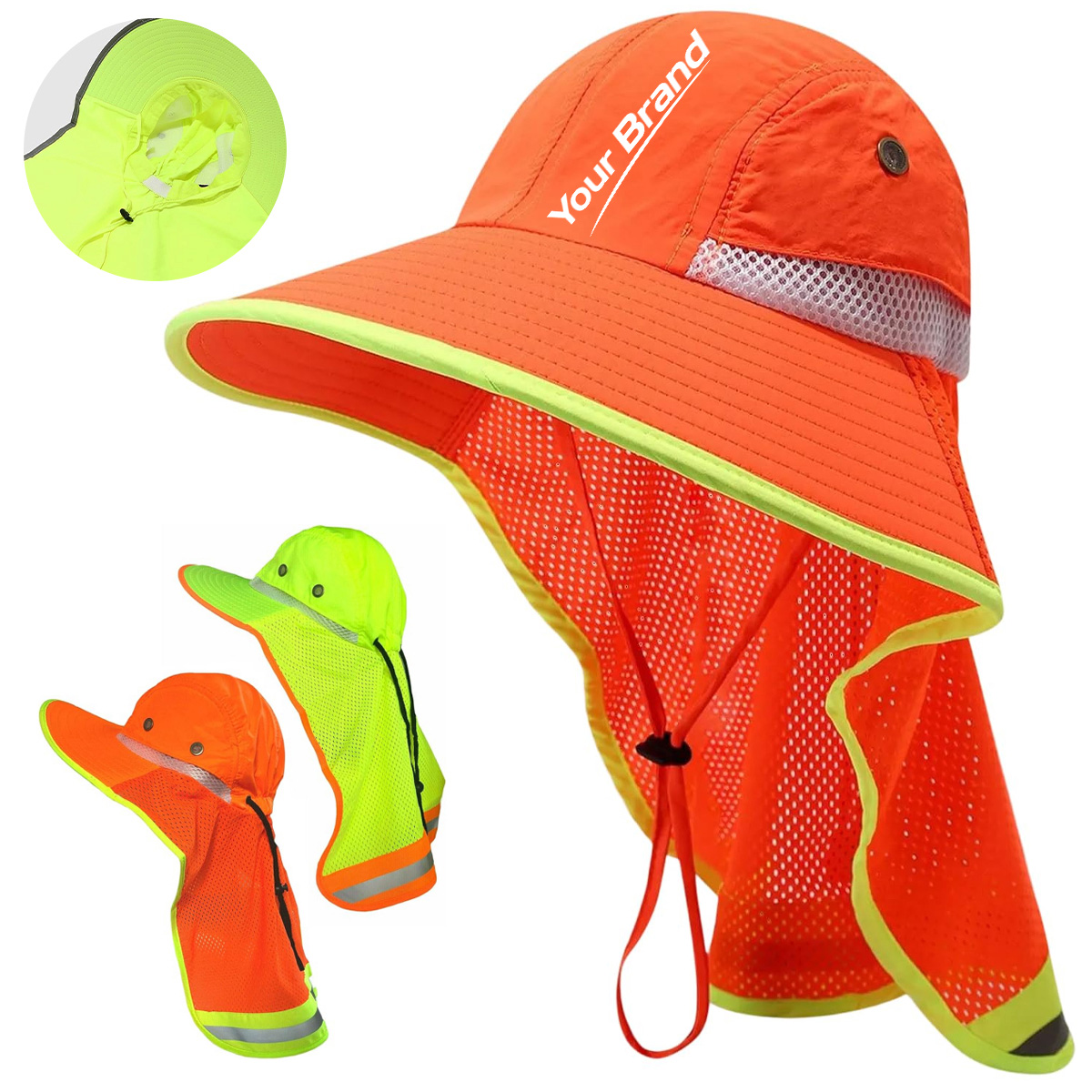 High Visibility Outdoor Sun Protection Hat