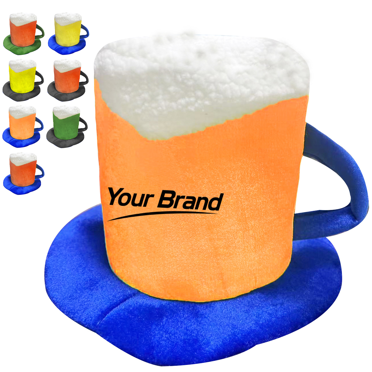 Creative Beer Mug Plush Cup Coaster