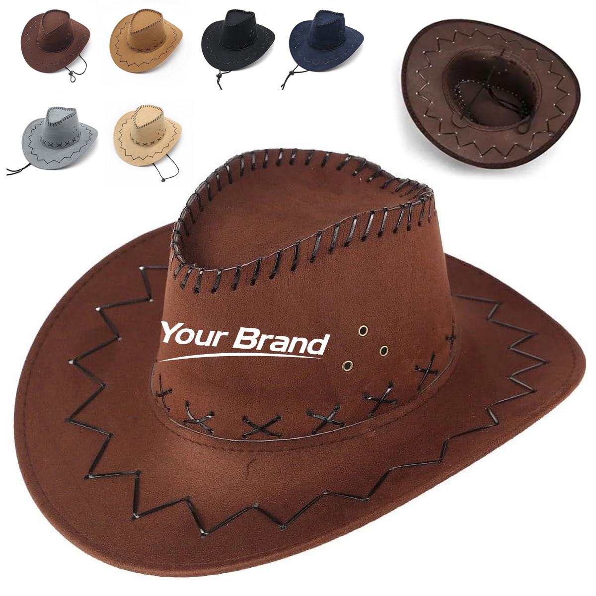 Premium Western Cowboy Hat Adjustable Outdoor Sun Protection