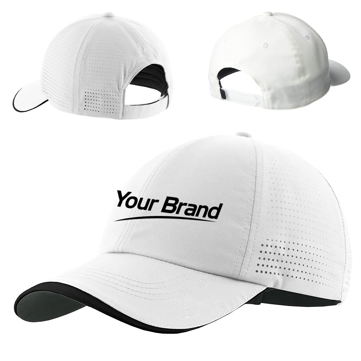 Ventilated Adjustable Sport Baseball Cap For Outdoor