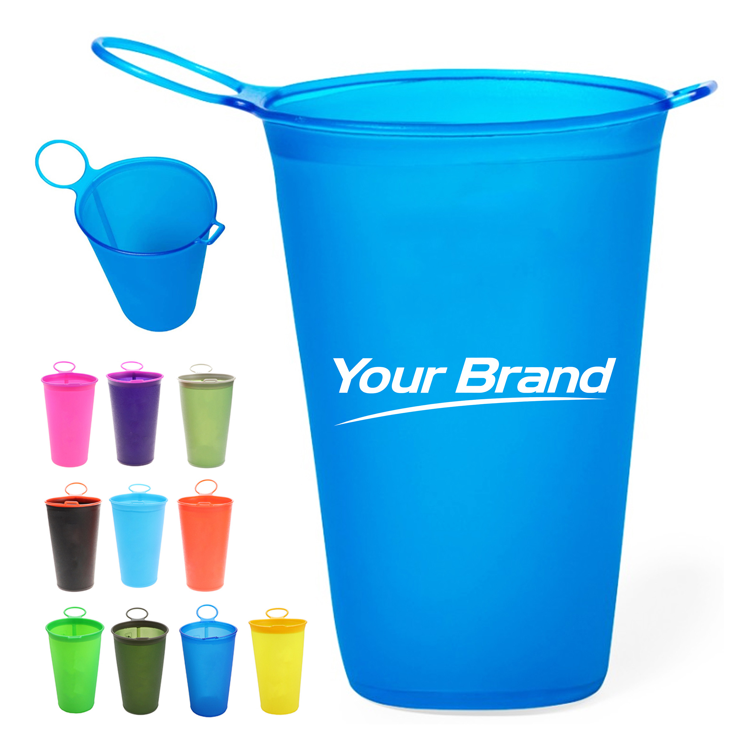 7oz. TPU Collapsible Water Cup for Running Hiking Events