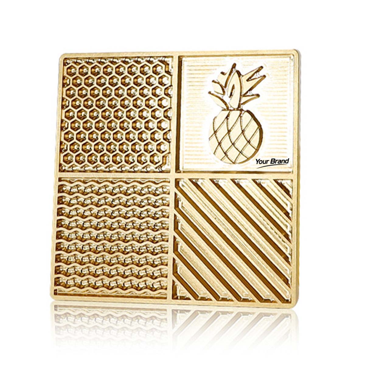 Custom Luxury Whiskey Ice Mold Tray With Geometric Design