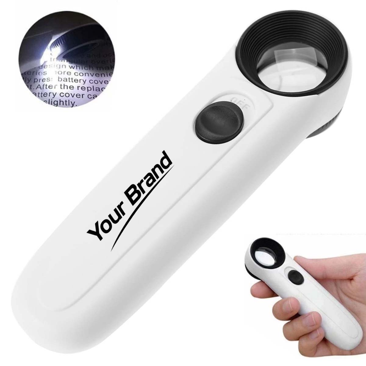 40X LED Light Magnifier Handheld