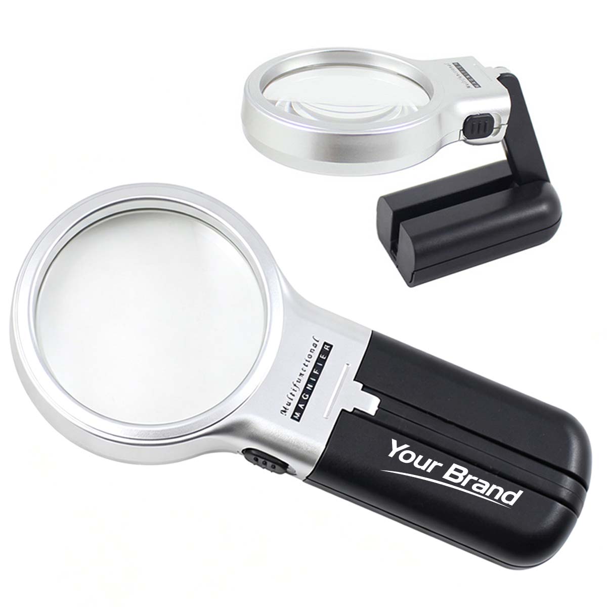 LED Folding Handheld Desktop Magnifier Lamp
