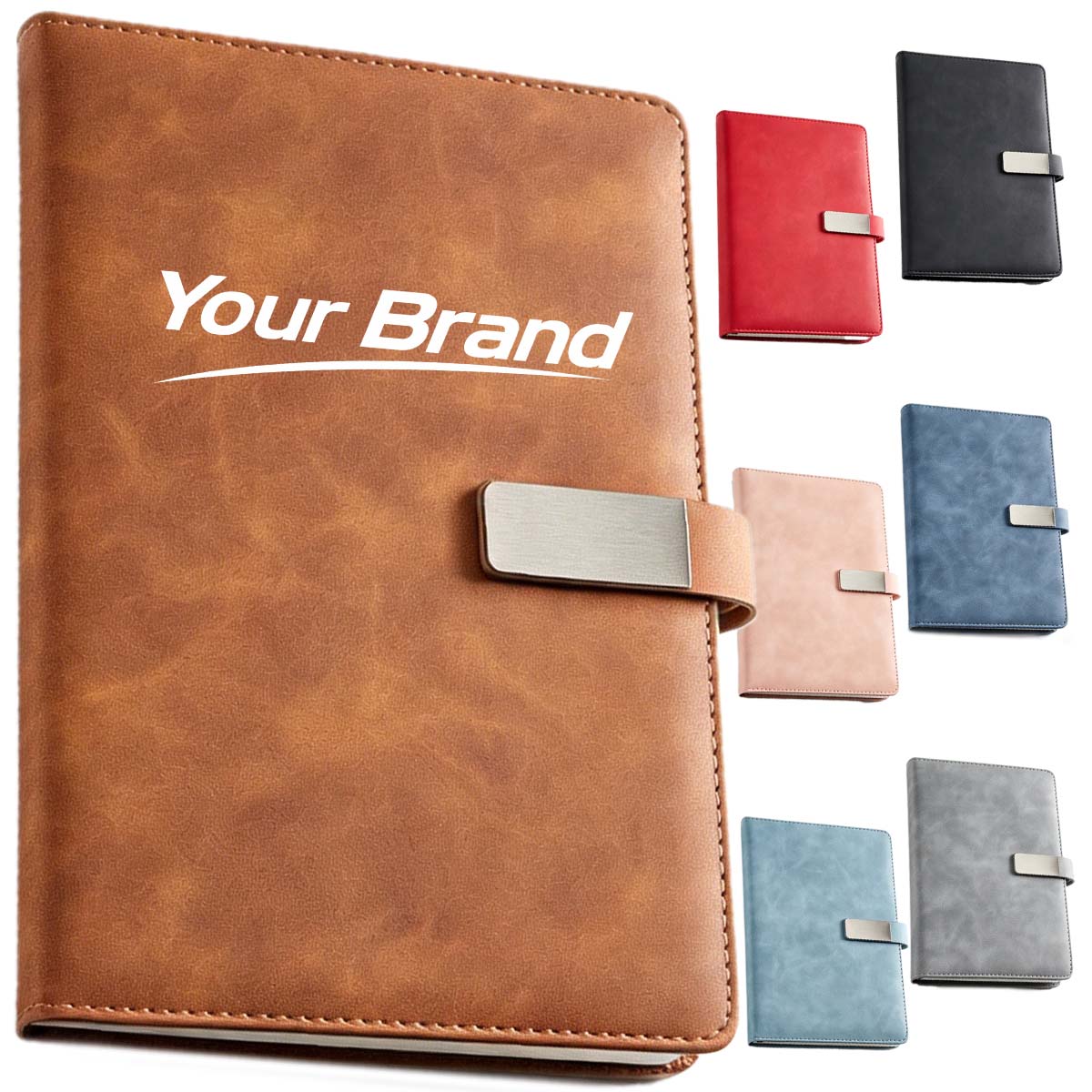 A5 PU Leather Business Notebook Journal