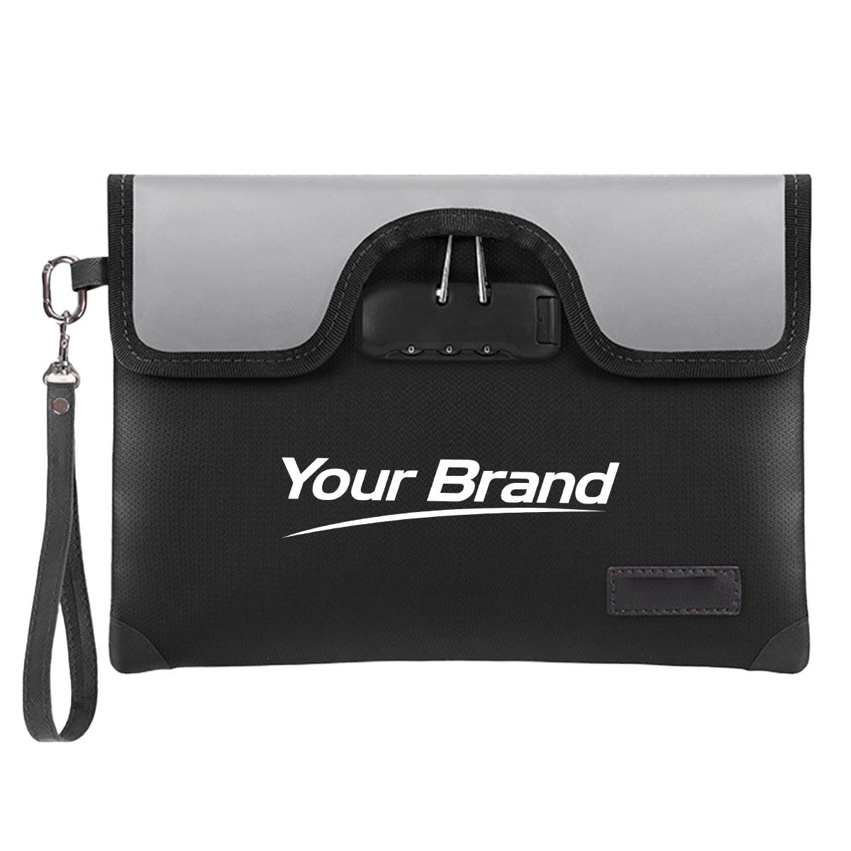 Waterproof Fireproof Locking Document Organizer Bag