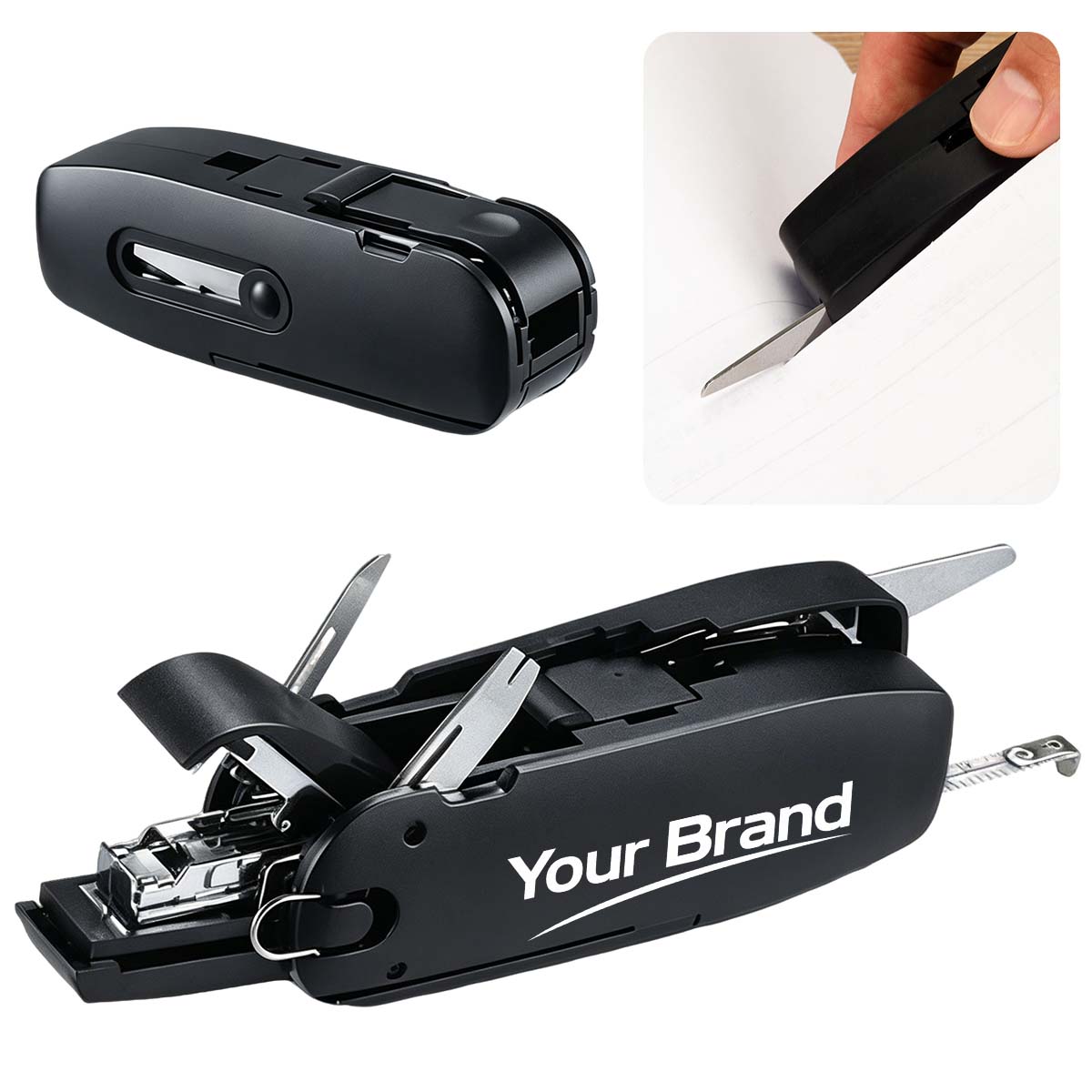 Portable Ten In One Office Tool Stapler