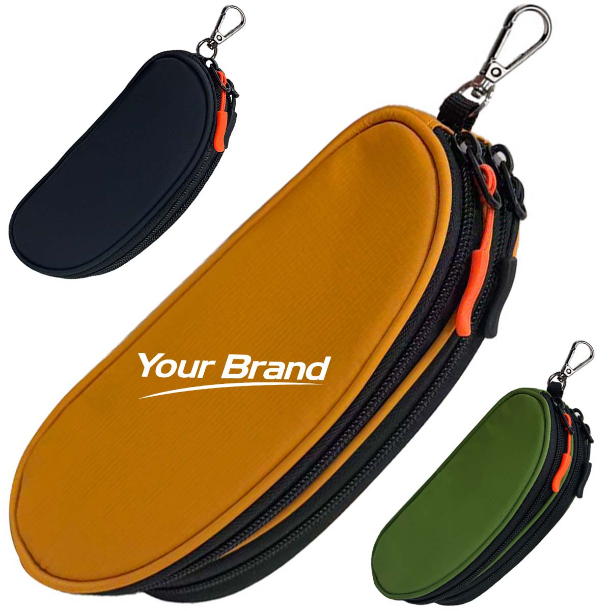 Portable Double Layer Eyeglasses Storage Case