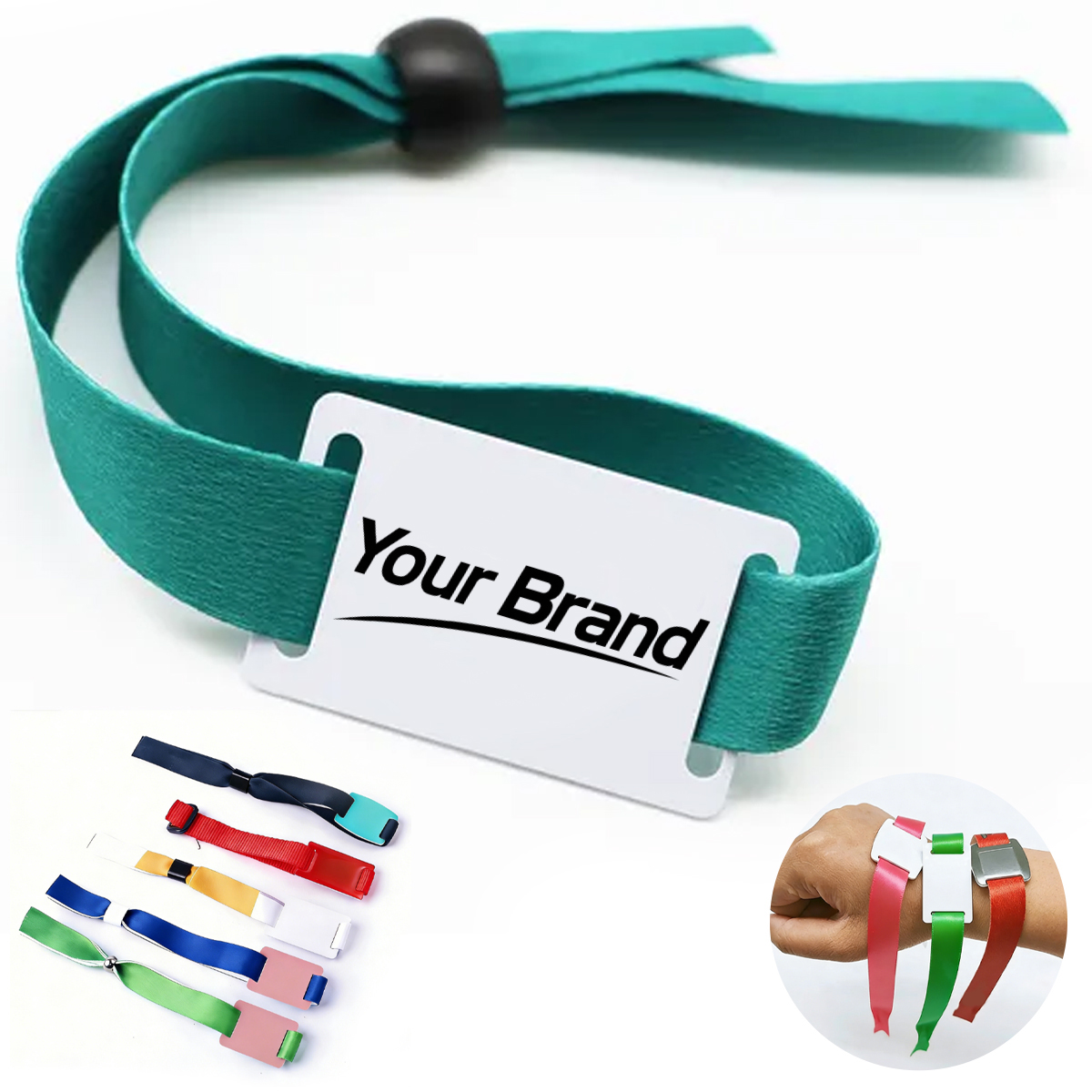 RFID NFC Fabric Event Wristband With Smart Slider Tag