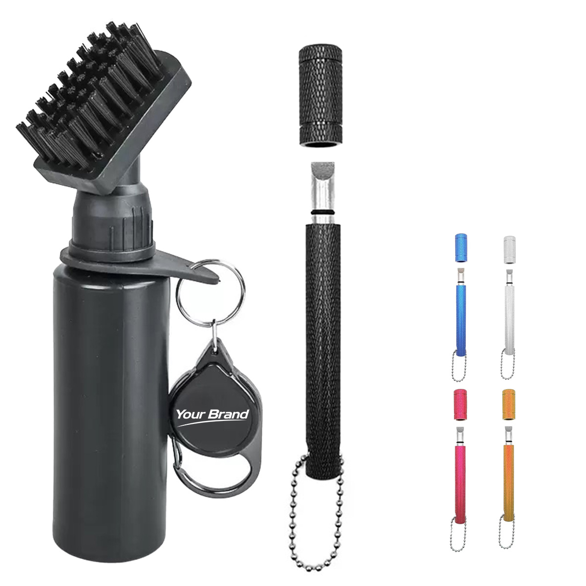 Professional Golf Club Cleaning Brush and Groove Tool Kit