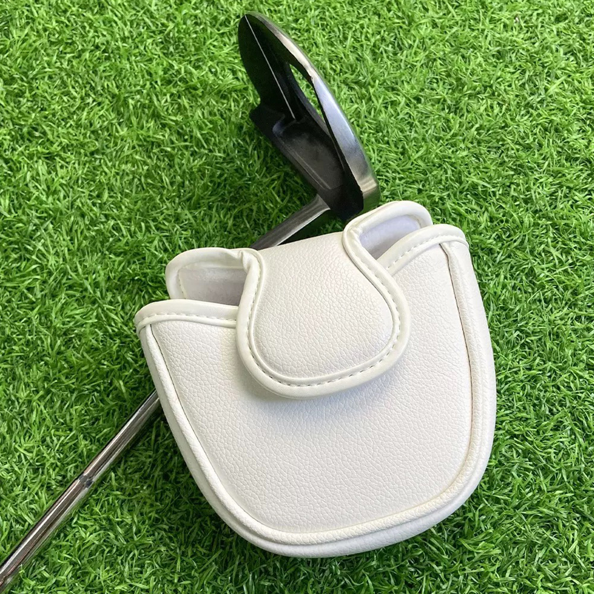 Waterproof PU Leather Golf Mallet Putter Headcover