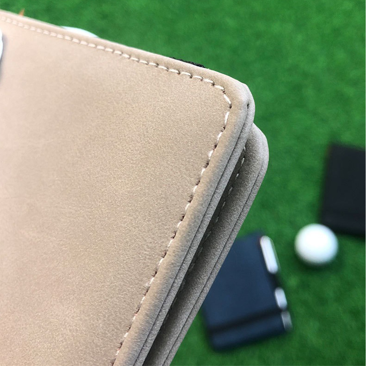 Executive PU Leather Golf Scorecard Holder and Stat Tracker