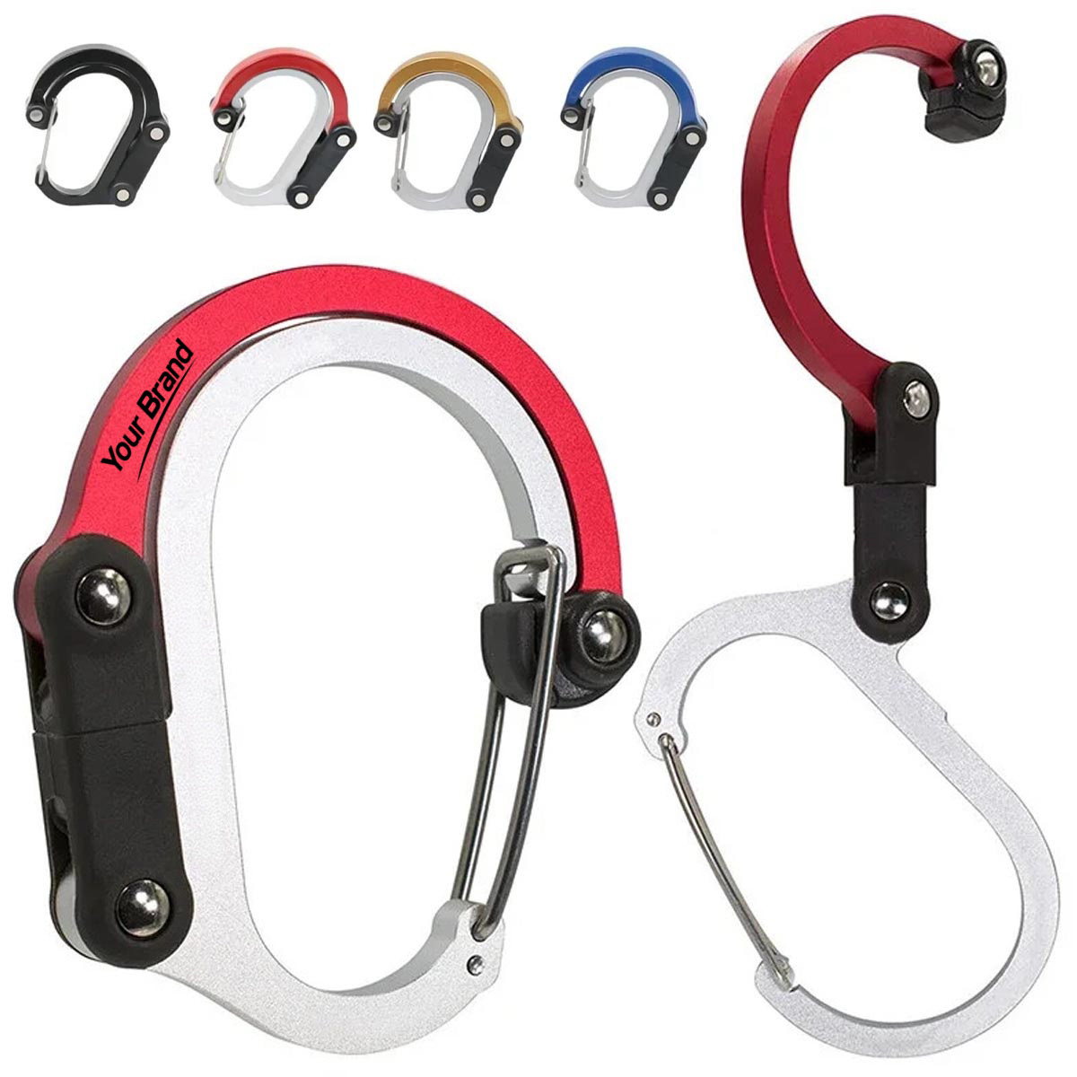 Aluminum D Ring Carabiner Clip Hook