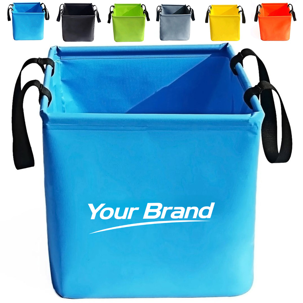 Collapsible Waterproof Square Fishing Bucket Bag