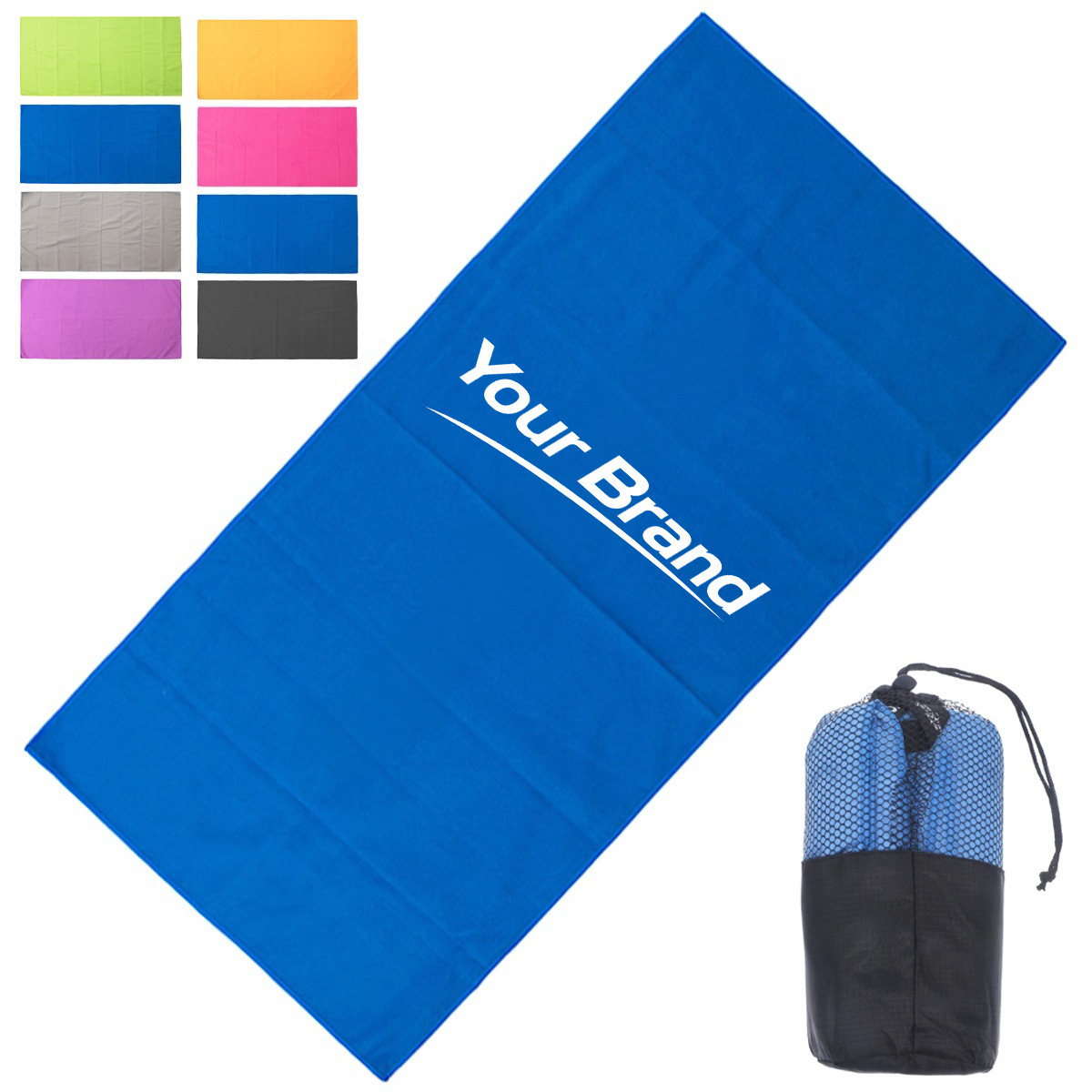 Thickened Double Sided Fleece Quick Dry Beach Towel