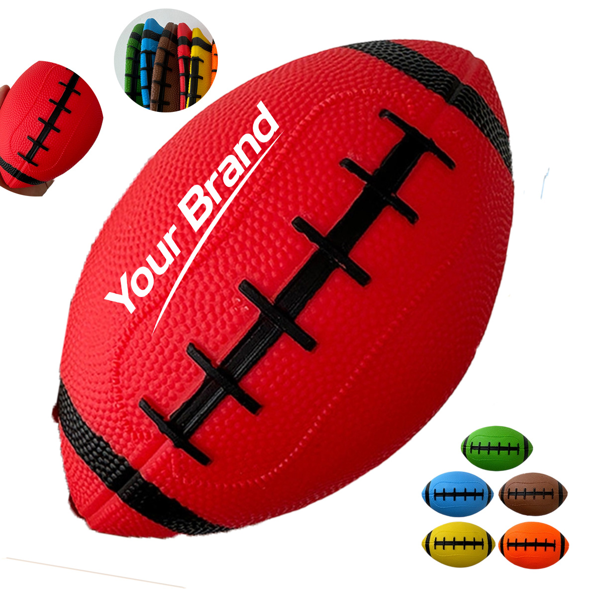 7 Inch Mini Soft Foam American Football Squeeze Toy