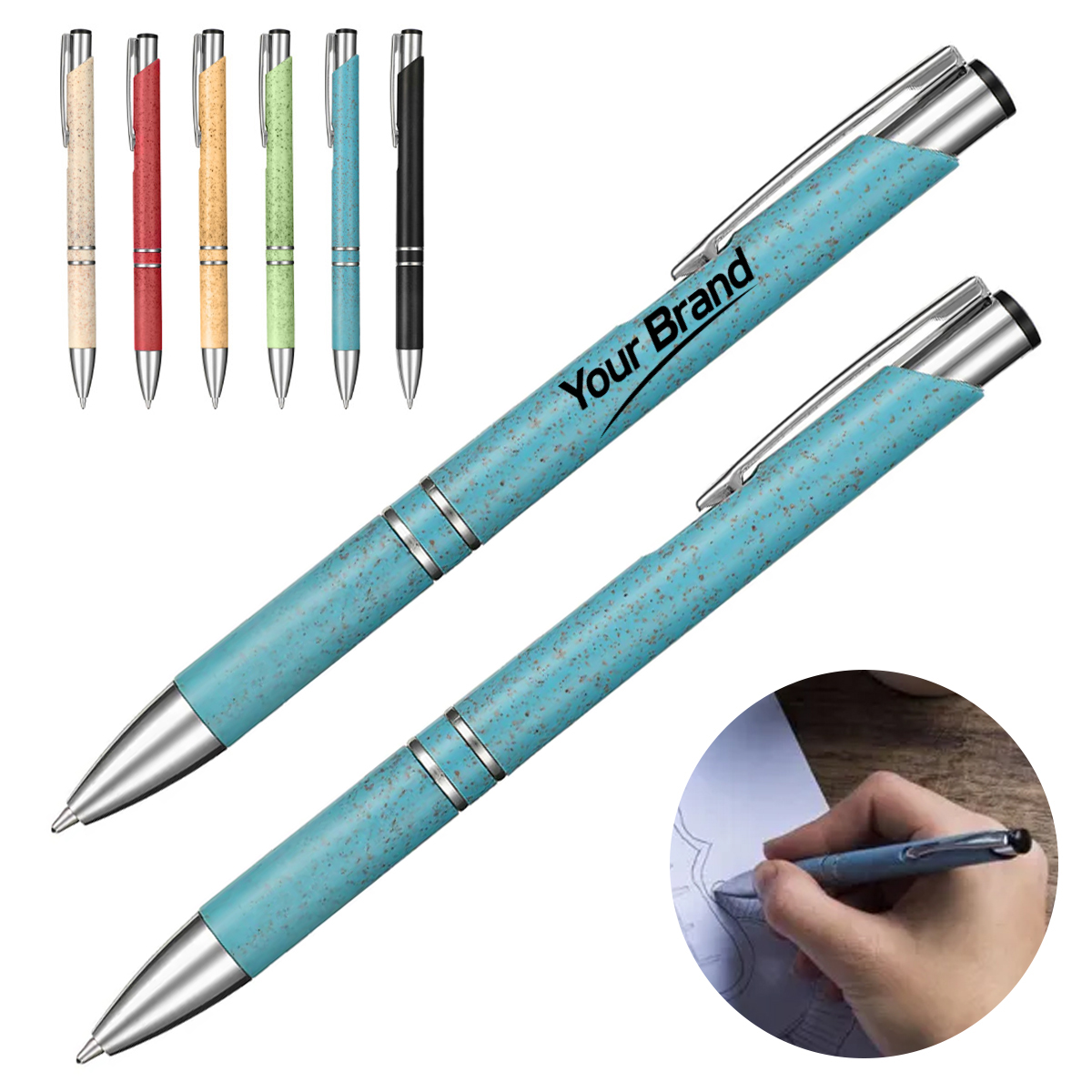 Sustainable Wheat Straw Gel Ink Pen
