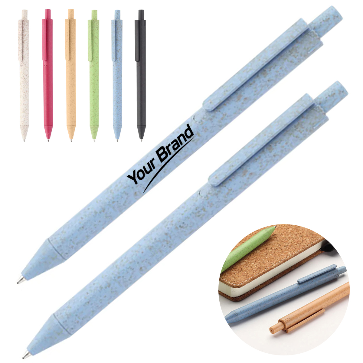 Sustainable Wheat Straw Gel Ink Pen
