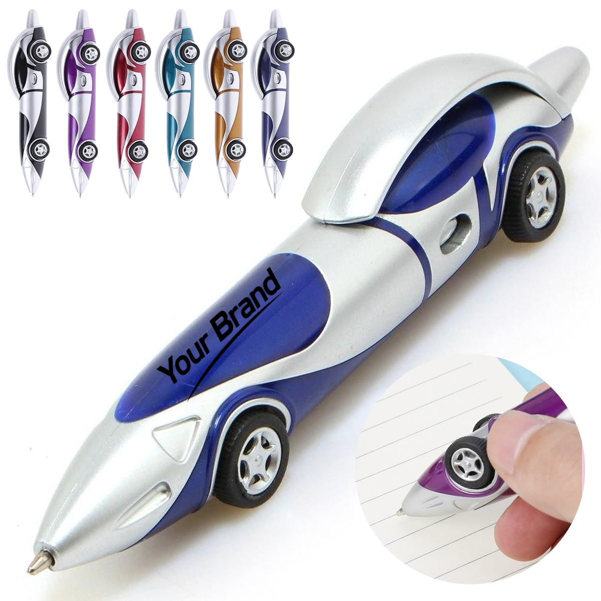 Racing Car Shaped Retractable Ballpoint Pen