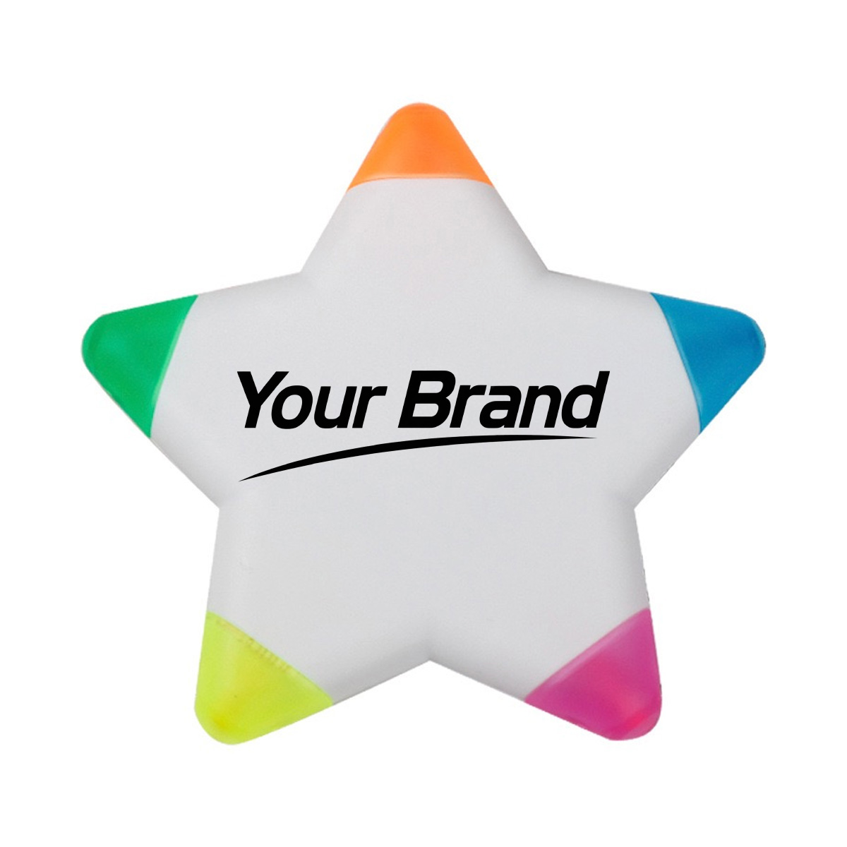 Star Shaped Multicolor Highlighter Marker Pen