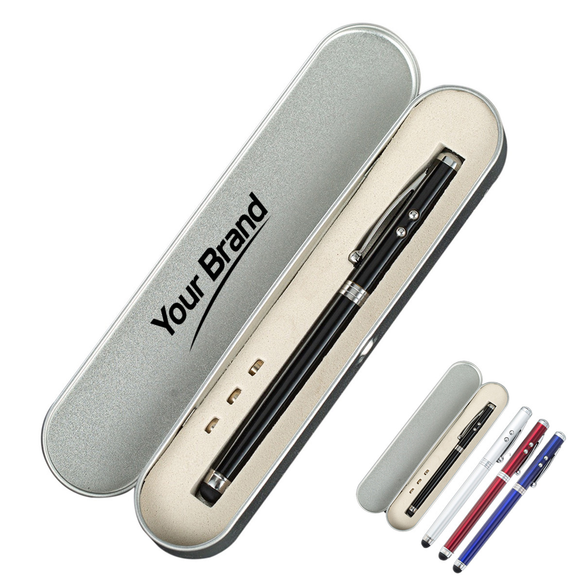 Laser Pointer LED Stylus Metal Pen