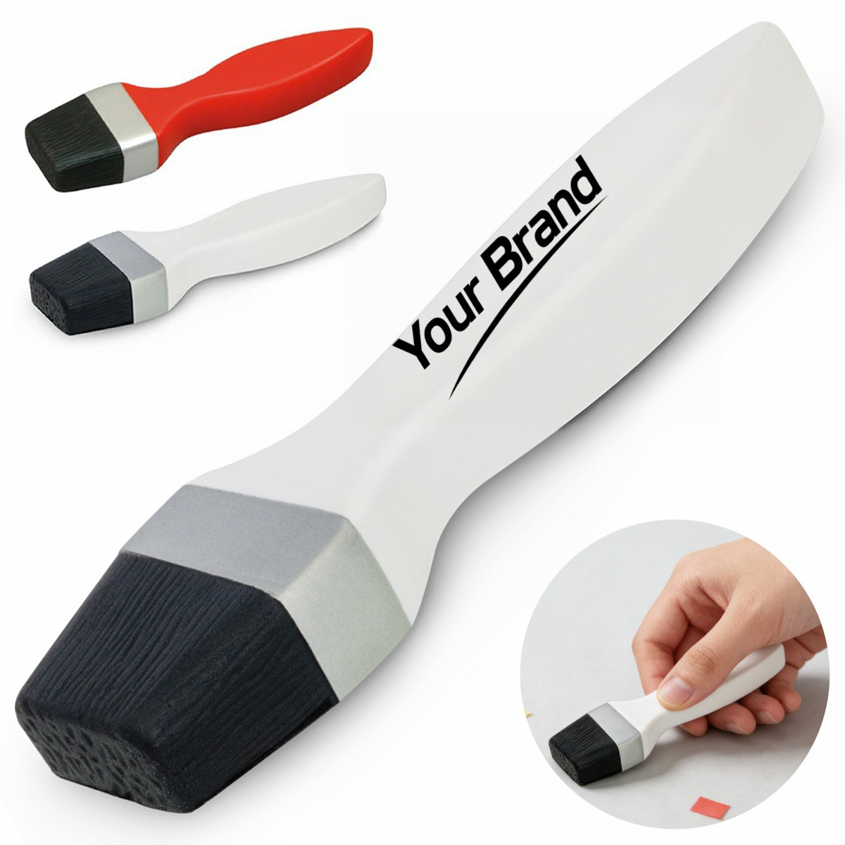 Brush Shaped PU Foam Stress Reliever Squeeze Toy