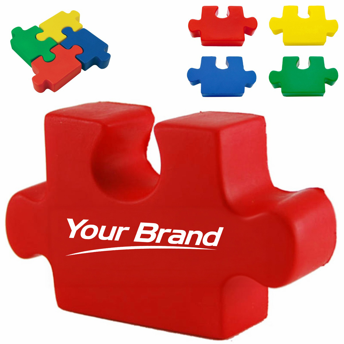 Puzzle Piece PU Foam Stress Reliever Squeeze Toy