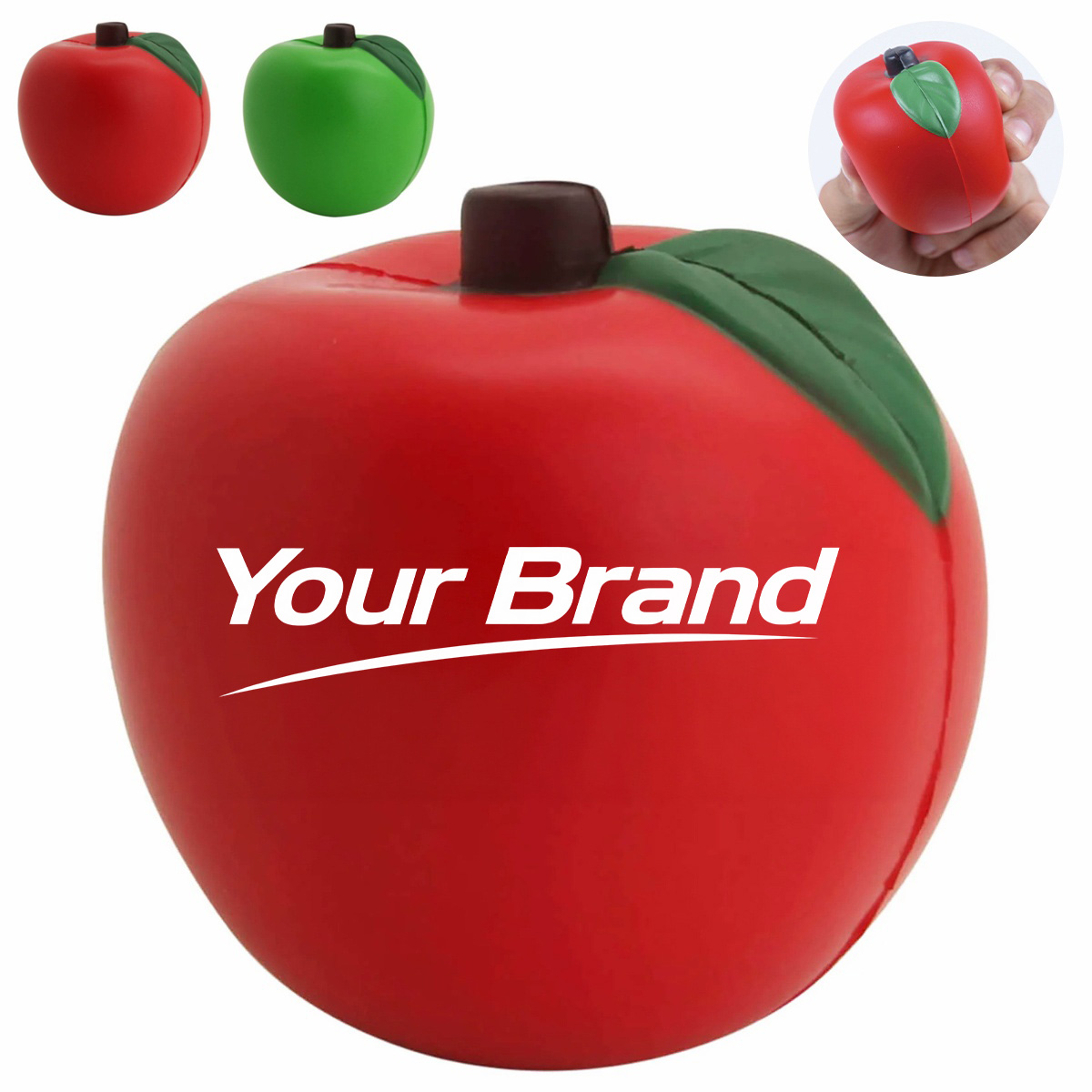 Apple Fruit PU Foam Stress Reliever Toy