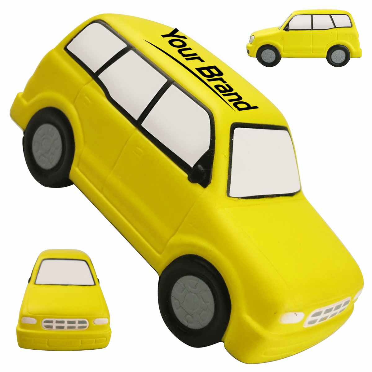 SUV Minivan Car Shaped PU Foam Stress Reliever Toy
