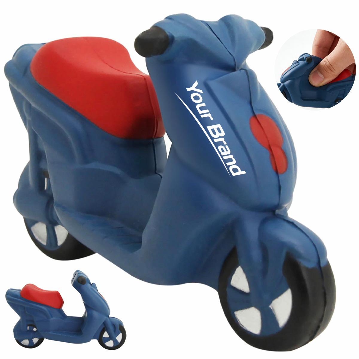 Motor Scooter Moped PU Foam Stress Reliever Toy